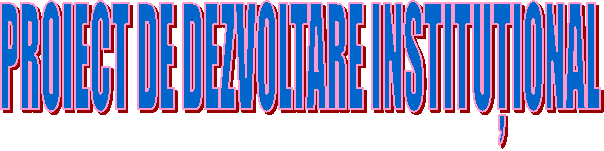 DE DEZVOLTARE INSTITUTIONAL